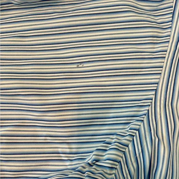 Ralph Lauren Blake Men's XL White Blue Striped Long Sleeve Button Down Shirt - Picture 2 of 4